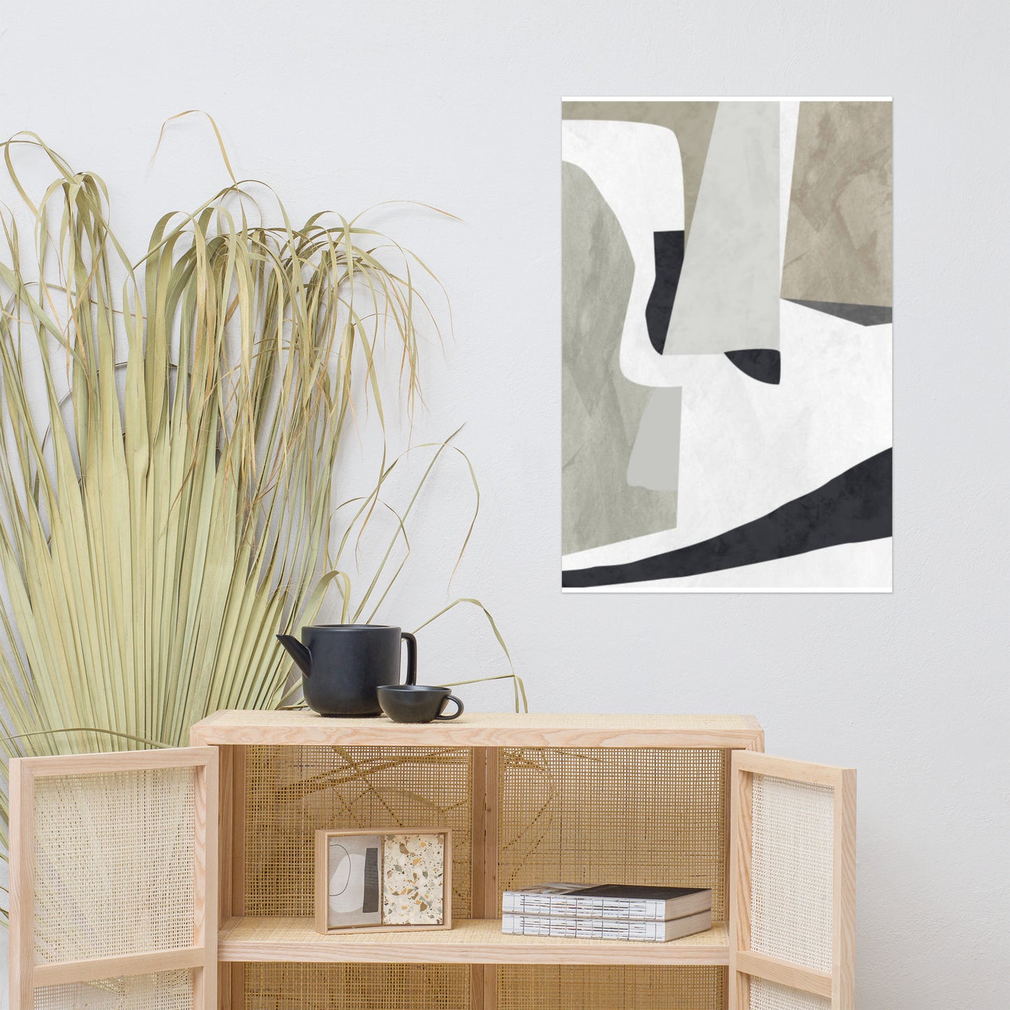Abstract Form No. 1 – Neutral Wall Art Poster